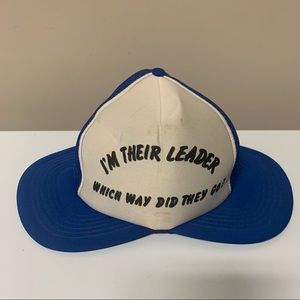 Vtg Double Bill Funny Trucker Hat 